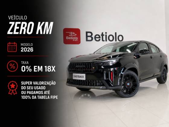 FIAT FASTBACK 1.3 TURBO 270 FLEX ABARTH AT6 FIAT FASTBACK 1.3 TURBO 270 FLEX ABARTH AT6